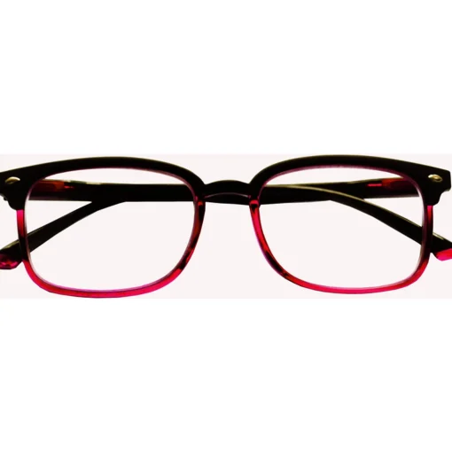 CHARRO NERO-ROSSO +3,00 OCCHIALI LETTURA HAWAII
