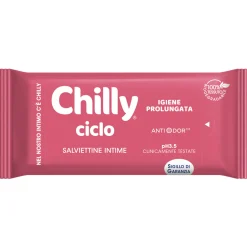 CHILLY 12 SALVIETTE INTIME CICLO ANTIODOR pH3.5 100% TESSUTO BIODEGRADABILE