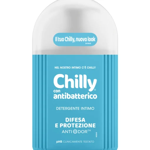 CHILLY INTIMO DETERGENTE CON ANTIBATTERICO pH5 DIFESA E PROTEZIONE ANTIODOR 200 ML