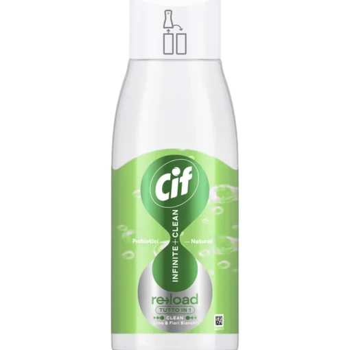 CIF INFINITE+CLEAN RICARICA LIME e FIORI BIANCHI 590 ML
