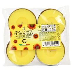 CITRONELLA DI JAVA INSETTICIDA 4 MAXI VASETTI