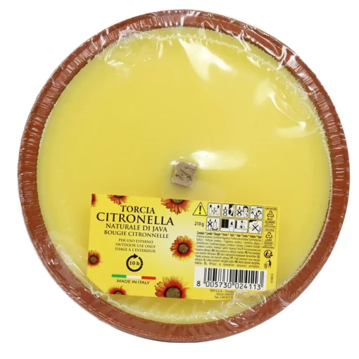 CITRONELLA INSETTICIDA RICARICA ALLUMINIO RAME DIAMETRO 16,5 CM  #ULZ