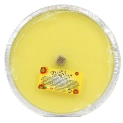 CITRONELLA INSETTICIDA RICARICA VASO ALLUMINIO ARGENTO DIAMETRO 16,5 CM