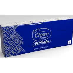 CLEAN PAPER WHITE 9 FAZZOLETTI 4 VELI x 10 PACCHETTI