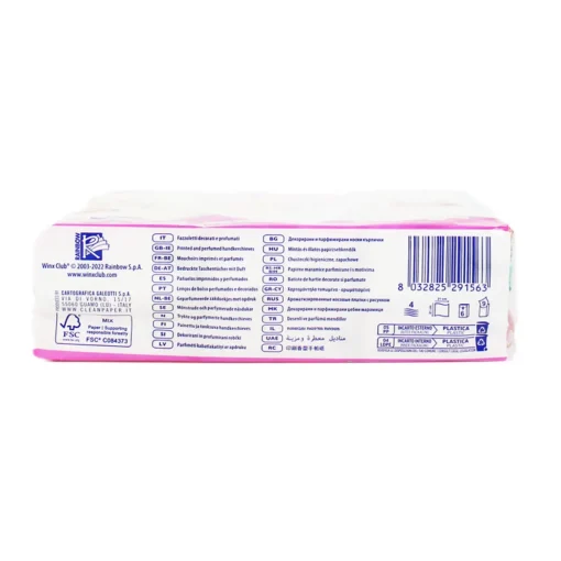 CLEAN PAPER WINX CLUB FAZZOLETTI PACCHETTI 6x9 FAZZOLETTI #BAMBINI