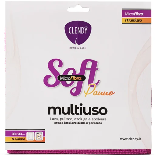 CLENDY HOME&CARE PANNO SOFT MICROFIBRA MULTIUSO 33x33 CM.