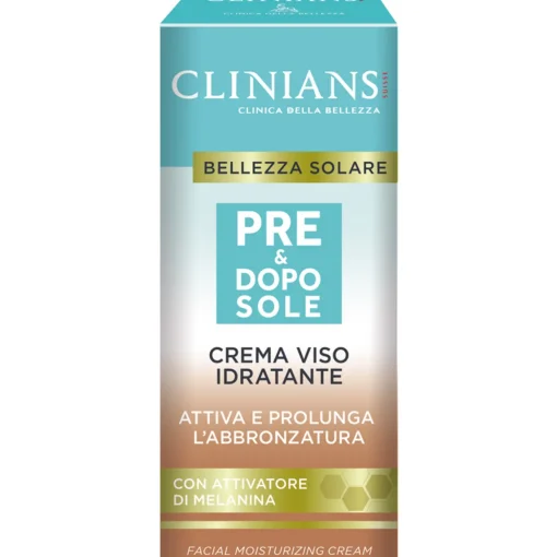 CLINIANS SOLARE CREMA IDRATANTE VISO PRE & DOPOSOLE 50 ML