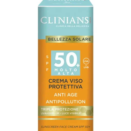 CLINIANS SOLARE CREMA VISO ANTI AGE SPF50+ 50 ML