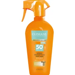 CLINIANS SOLARE PROTETTIVO ANTI AGE SPF50+ RESISTENTE ALL'ACQUA TRIGGER 250 ML