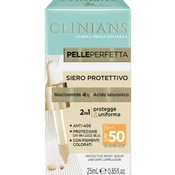 CLINIANS SOLARE SIERO VISO PROTEGGE & UNIFORMA SPF50 25 ML