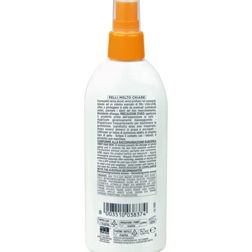 CLINIANS SOLARE SPRAY PROTETTIVO BIMBI SPF50+  RESISTENTE ALL'ACQUA PELLI SENSIBILI 150 ML