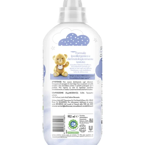 COCCOLINO AMMORBIDENTE CONCENTRATO DELICATO & SOFFICE 41 LAVAGGI 952 ML