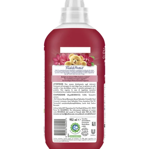 COCCOLINO CONCENTRATO FRESH & PROTECT PEONIA ROSSA & MELA 41 LAVAGGI 952 ML