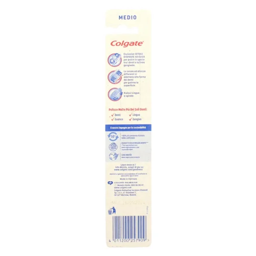 COLGATE SPAZZOLINO TWISTER WHITE, MEDIO