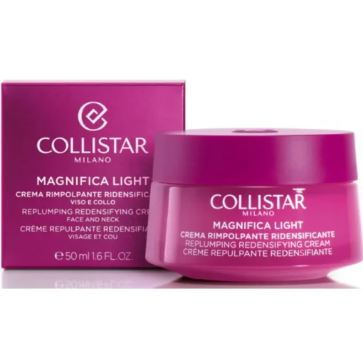 COLLISTAR MAGNIFICA LIGHT CREMA VISO E COLLO RIMPOLPANTE RIDENSIFICANTE 50 ML