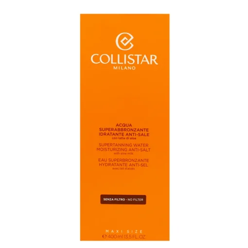 COLLISTAR SOLARE ACQUA SUPERABBRONZANTE IDRATANTE ANTI SALE AL LATTE DI ALOE 400 ML