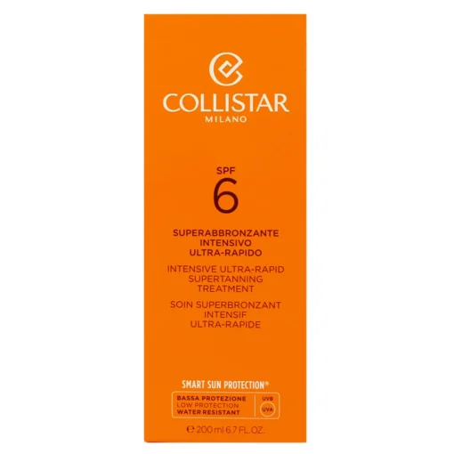 COLLISTAR SOLARE SUPERABBRONZANTE INTENSIVO PROTEZIONE BASSA 6 SPECIALE WEEKEND 200 ML