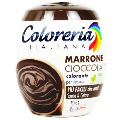 COLORERIA ITALIANA MARRONE CIOCCOLATO COLORANTE PER TESSUTI