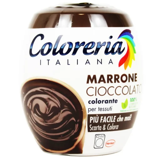 COLORERIA ITALIANA MARRONE CIOCCOLATO COLORANTE PER TESSUTI