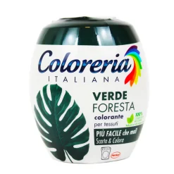COLORERIA ITALIANA VERDE FORESTA COLORANTE PER TESSUTI