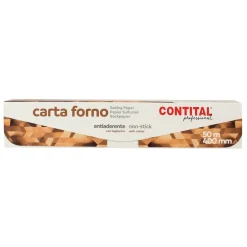 CONTITAL CARTA FORNO METRI 50 LARGHEZZA 40 CM FORMATO PROFESSIONALE