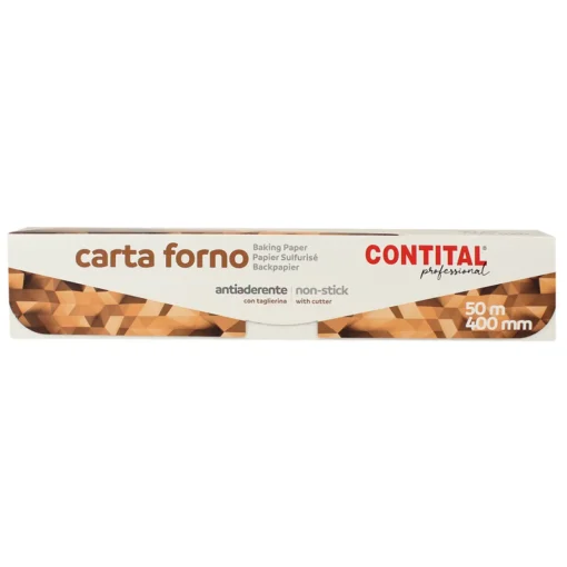 CONTITAL CARTA FORNO METRI 50 LARGHEZZA 40 CM FORMATO PROFESSIONALE