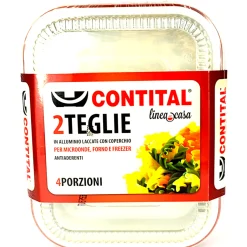 CONTITAL VASCHETTE + COPERCHIO 4 + 2 PEZZI MICROENDE / TRADIZIONALE / FREEZER . 850LR