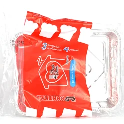 CONTITAL VASCHETTE 4 PORZIONI 3 PEZZI R11G