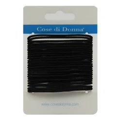 COSE DI DONNA ELASTICO NERO PER CAPELLI 24 PEZZI