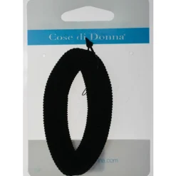 COSE DI DONNA ELASTICO NERO PER CAPELLI