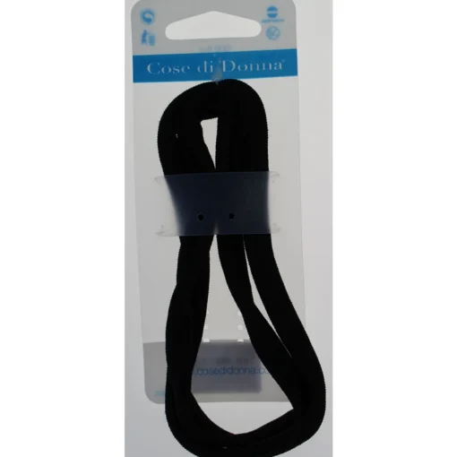 COSE DI DONNA FASCIA ELASTICA NERA PER CAPELLI
