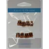 COSE DI DONNA PINZA MICRO MARRONE PER CAPELLI 8 PEZZI