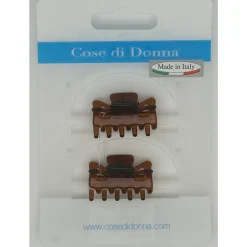 COSE DI DONNA PINZA PICCOLA TARTARUGA PER CAPELLI 2 PEZZI