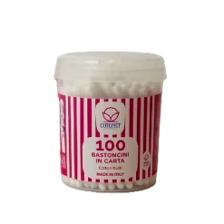 COTONET PULIORECCHIE COTTON FIOC CARTA 100 PZ. BIODEGRADABILI IN BARATTOLO
