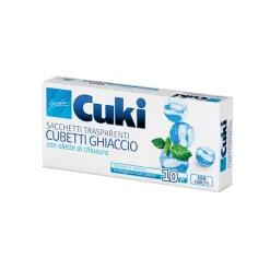CUKI CUBETTI GHIACCIO CON ALETTE DI CHIUSURA - 280 CUBETTI