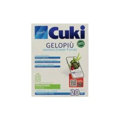 CUKI GELOPIÙ SACCHETTI FREEZER - FORMATO MEDIO - 20 SACCHETTI - LT 2.5 - CM 23X32