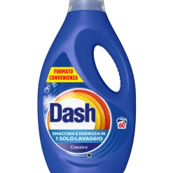 DASH DETERSIVO LIQUIDO BUCATO LAVATRICE CLASSICO 60 LAVAGGI