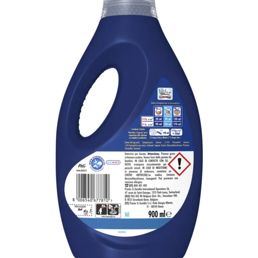 DASH LIQUIDO POWER DETERSIVO BUCATO LAVATRICE EXTRA IGIENIZZANTE COLORE 18 LAVAGGI