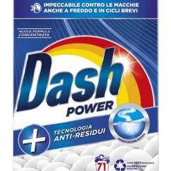 DASH POLVERE POWER DETERSIVO BUCATO LAVATRICE 71 MISURINI