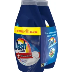 DASH POWER DETERSIVO LIQUIDO BUCATO LAVATRICE EXTRA IGIENIZZANTE 18 LAVAGGI 2 PEZZI