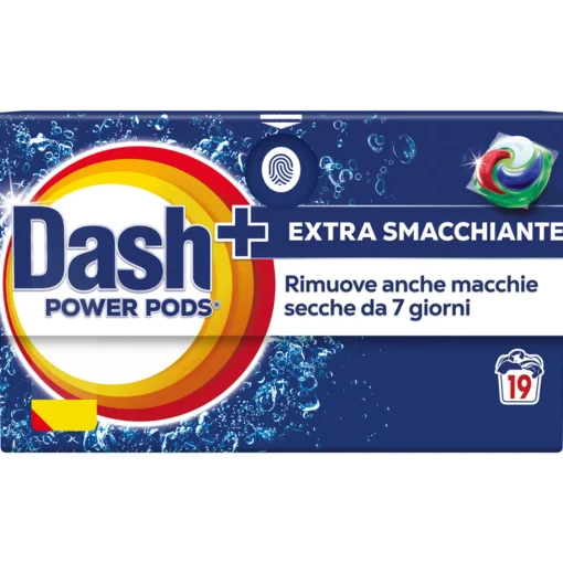 DASH POWER ECODOSI EXTRA SMACCCHIANTE DETERSIVO BUCATO LAVATRICE 19 PODS