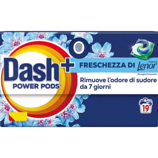 DASH POWER ECODOSI RISVEGLIO PRIMAVERILE DETERSIVO BUCATO LAVATRICE 19 PODS