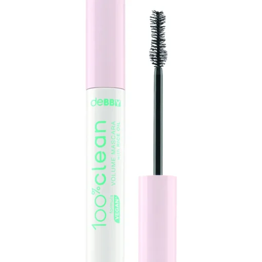 DEBBY MASCARA 100% VEGAN CLEAN VOLUME WITH RICE OIL
