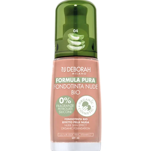 DEBORAH FORMULA PURA FONDOTINTA NUDE BIO N.04 AMBER