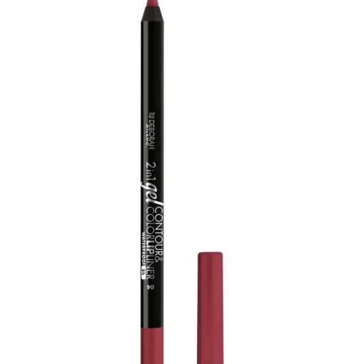 DEBORAH MATITA LABBRA 2IN1 GEL CONTOUR&COLOR WATERPROOF N.04 PLUM ROSE