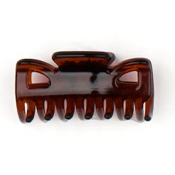 DEFILE' ACCESSORI PER CAPELLI PINZA PLASTICA COLORE TARTARUGA 3 PEZZI