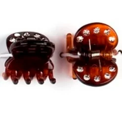 DEFILE' ACCESSORI PER CAPELLI PINZA IN PLASTICA TARTARUGA 2 PEZZI