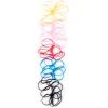 DEFILE' ACCESSORI PER CAPELLI ELASTICO CONFEZIONE 36 PEZZI COLORATI