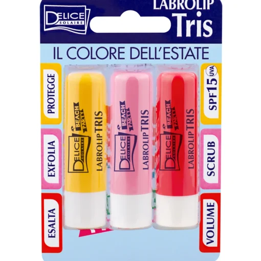 DELICE SOLAIRE LABROLIP TRIS ESTATE 5,5 ML CADAUNO