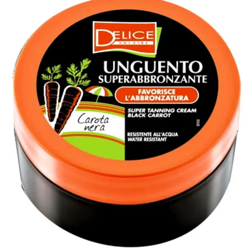 DELICE SOLAIRE UNGUENTO SUPER ABBRONZANTE CAROTA NERA VASO 150 ML